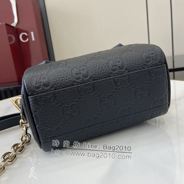 Gucci專櫃古馳最新款Emblem系列超迷你手提包 jh1984型號：815256